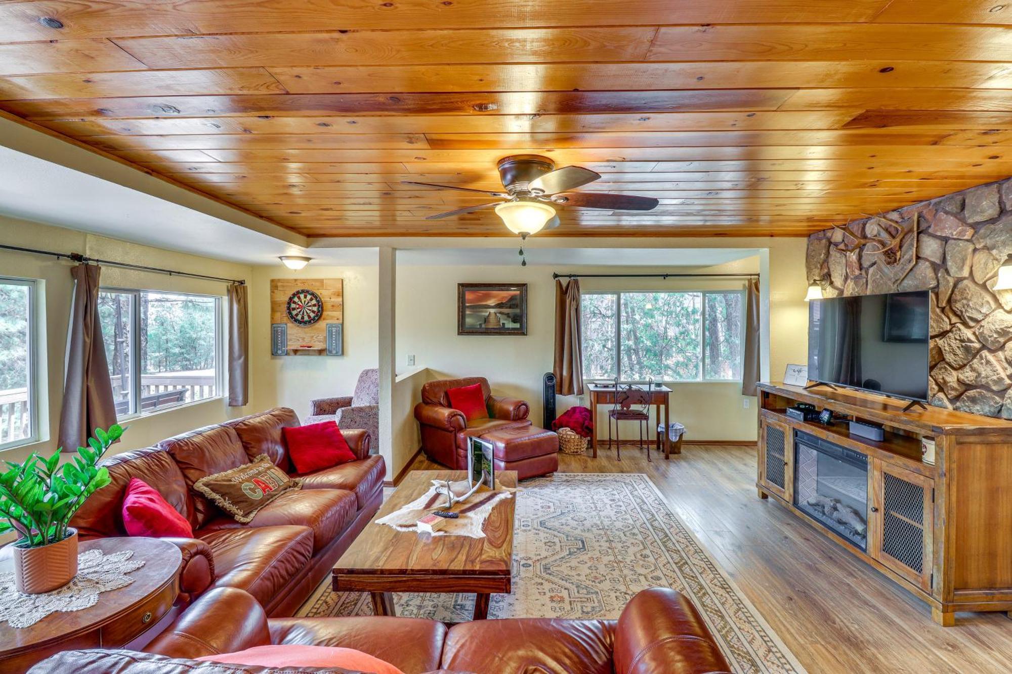 Show Low Cabin With Bbq And Fire Pit Pets Welcome! Екстер'єр фото